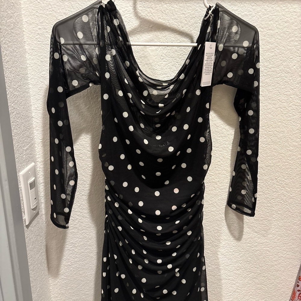 Polka Dot Mini Dress